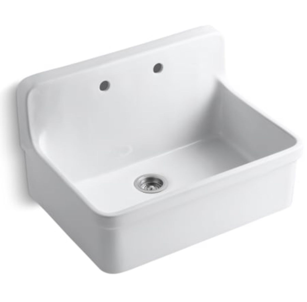 Kohler Gilford 12700-0 Wall-Mount Sink with Apron
