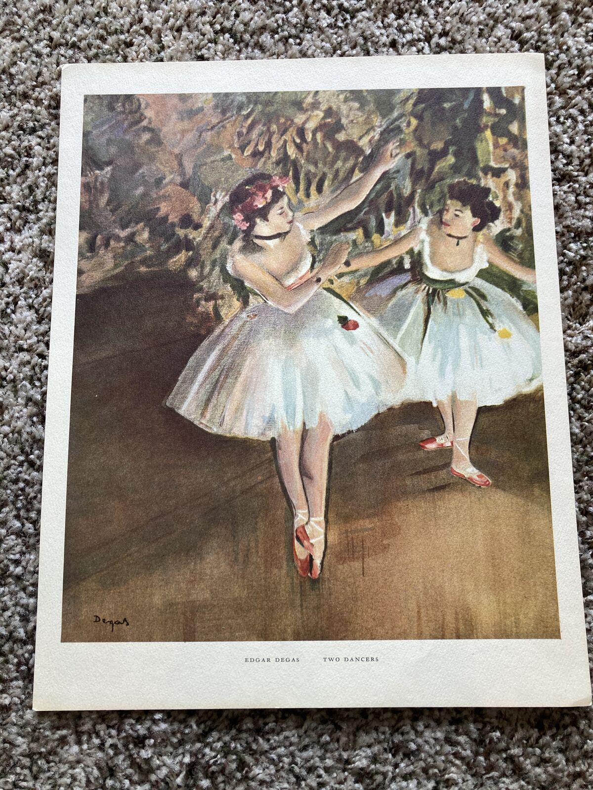 "Two Dancers" by Edgar Degas - Really pretty piece! Mint Condition!