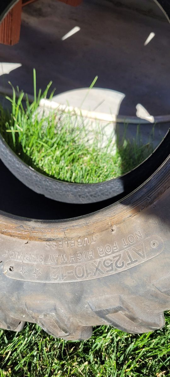 AT25x10-12 ATV/UTV Tire - Tubeless, Not for Highway Service