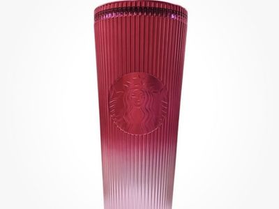 New Starbucks 24oz Fluted Pink Ombre Cold Cup