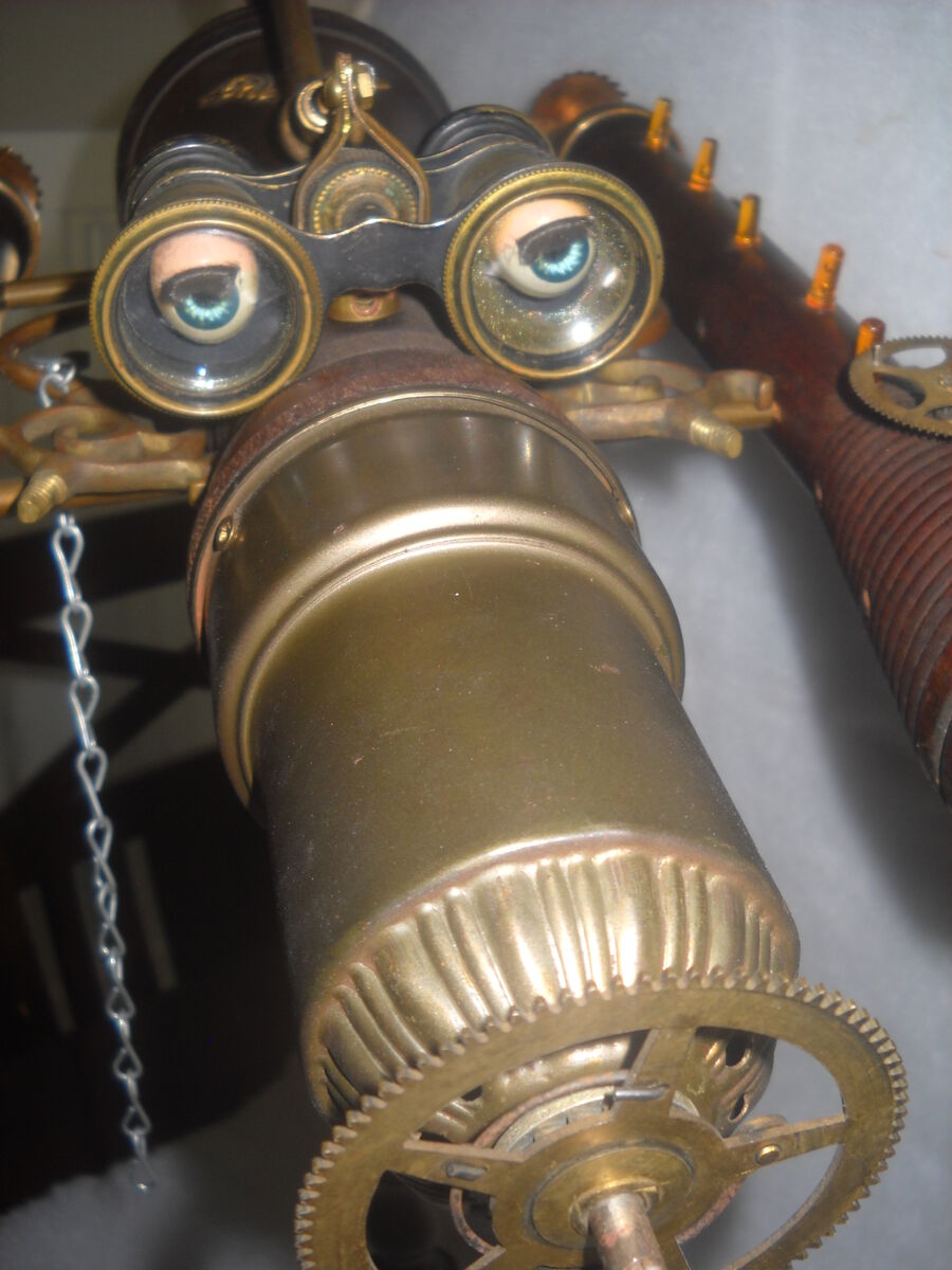 RETRO-ROCKETS BY DAVID RANDOM “SONIC DREAM” STEAMPUNK FANTASY SCULPTURE