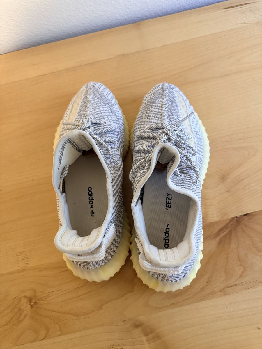adidas Yeezy Boost 350 V2 Sesame Stripe White/Gray - Men's Size [10]