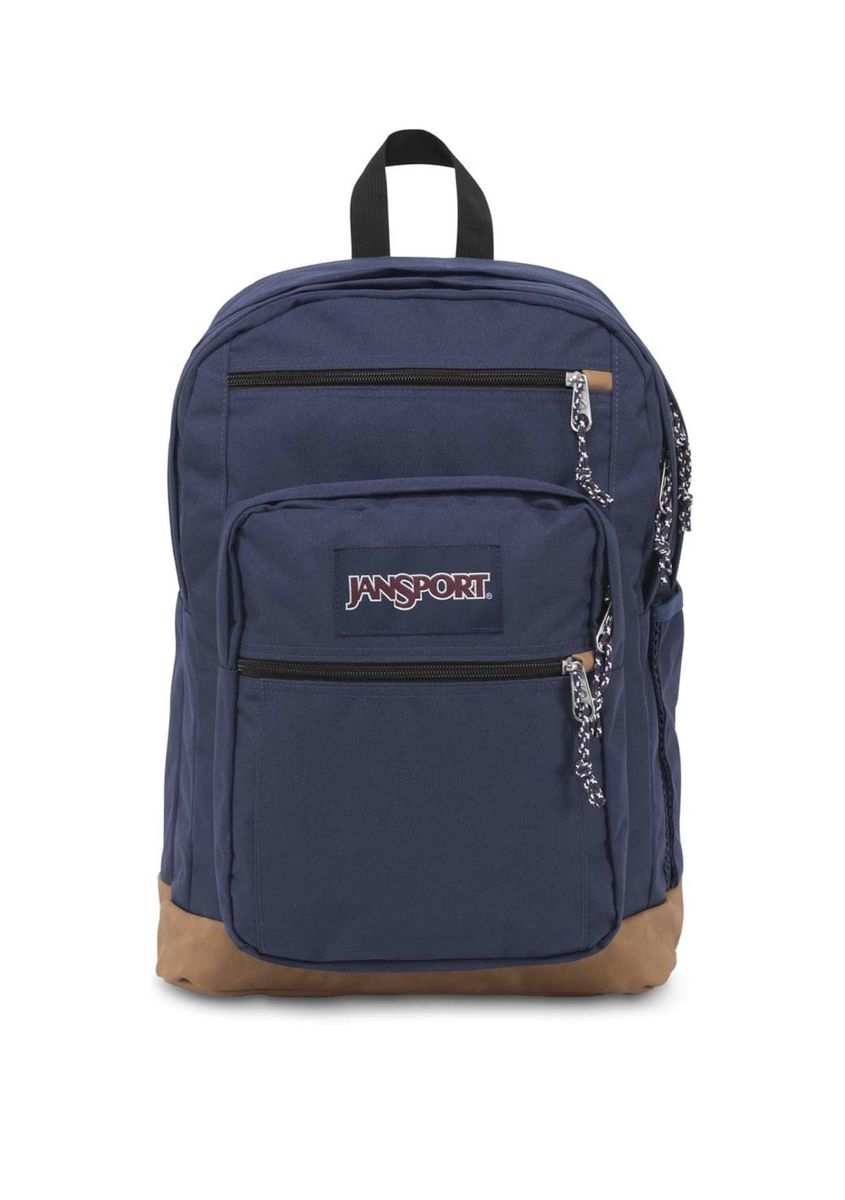 JanSport Cool Student Backpack Navy Blue XL 34L with 15-Inch Laptop Sleeve