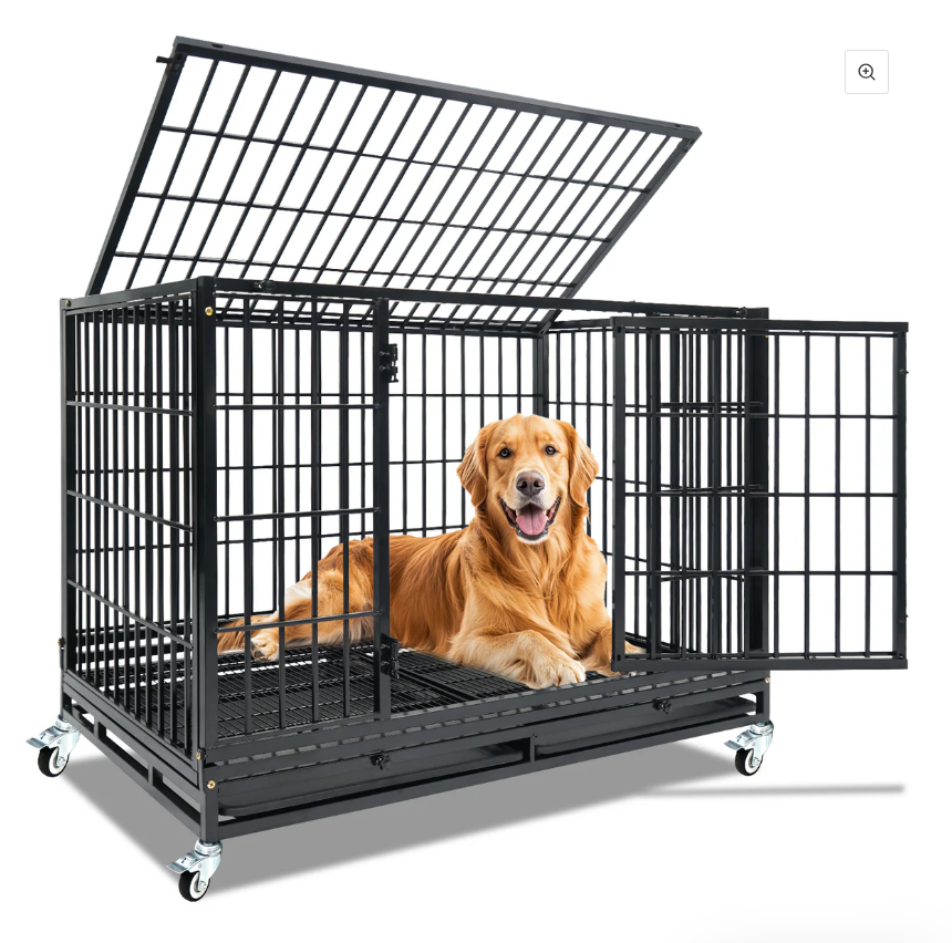 47" Indestructible Dog Crate for XL/XXL