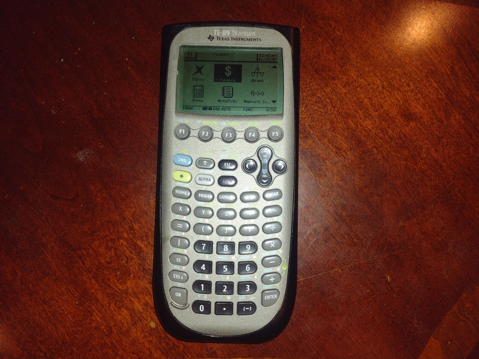 TI-89 Titanium - works but is missing the battery cover