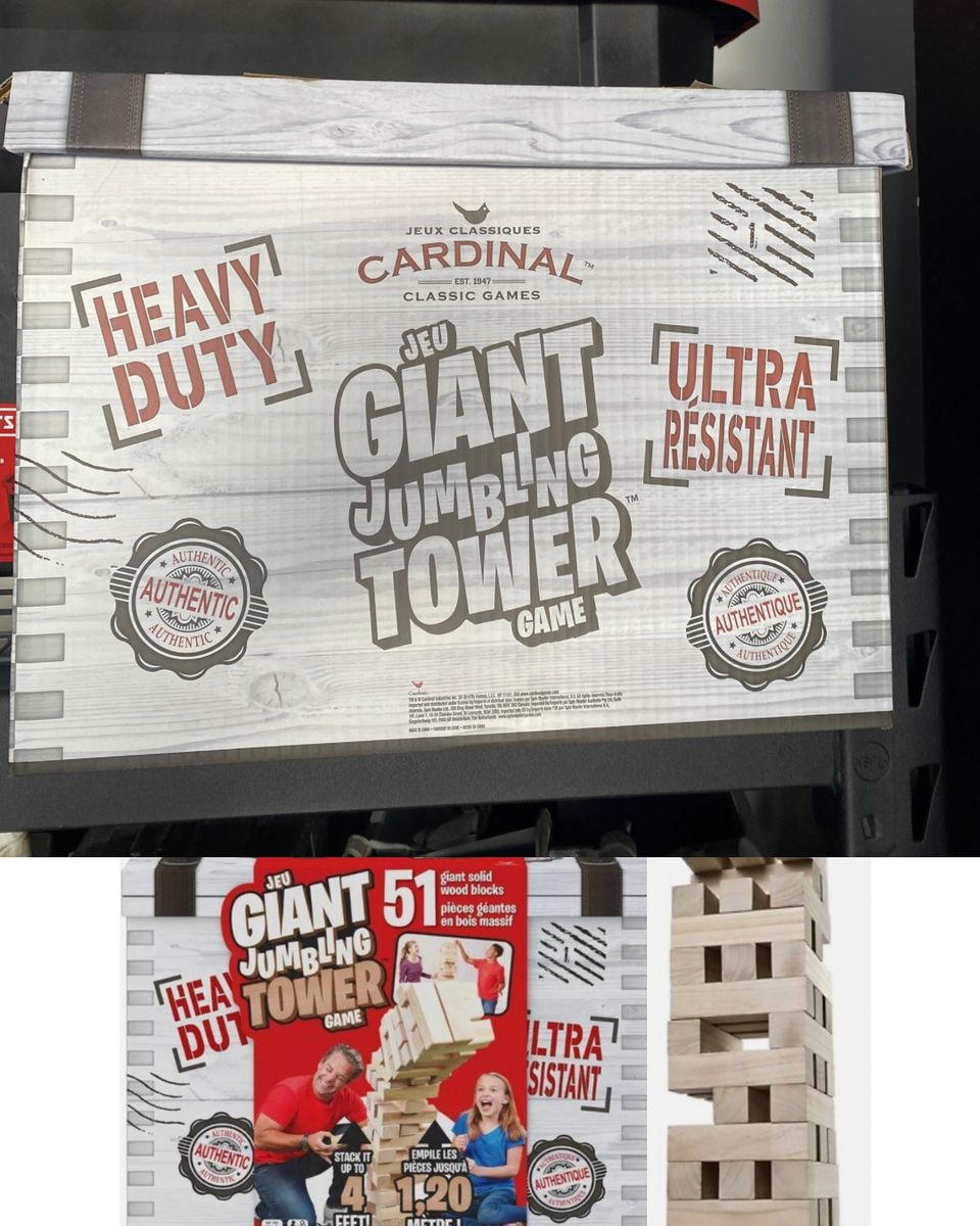 Giant Jumbling Tower Game