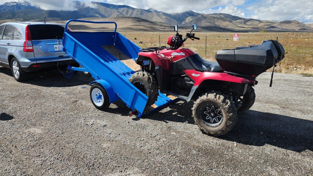 4X8 SnowBear Tilt Trailer