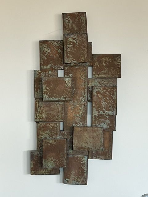 Wall Sculpture, Steel 3-dimentional, by Utah artist