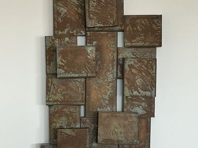 Wall Sculpture, Steel 3-dimentional, by Utah artist