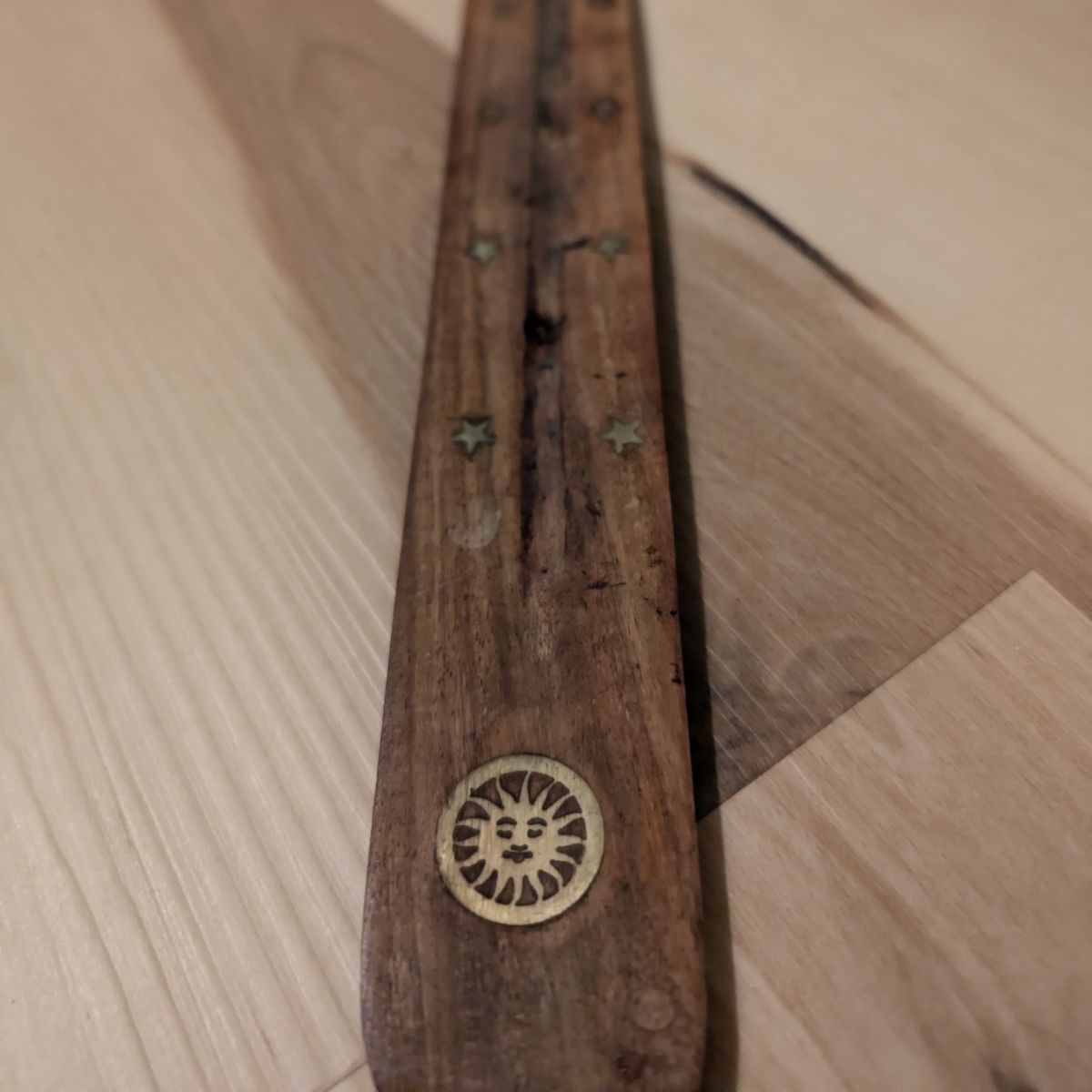 wooden incense burner