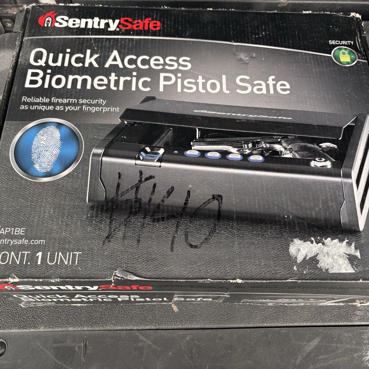 Sentry safe Biometric Gun Safe For Handgun (new)