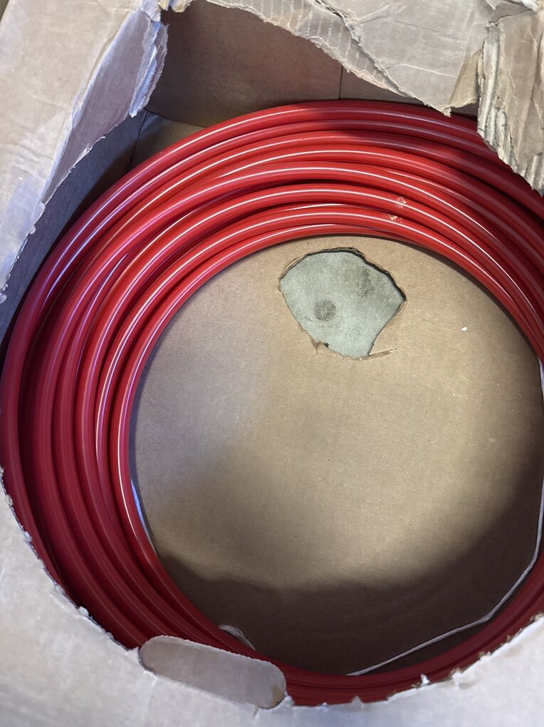 In floor radiant Heat supplies (Pex)