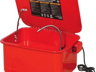 Big Red Jacks 3.5 Gallon Portable Parts Washer with High Flow Pump, Hinged Lid, & Corrosion-Resistant Coating
$60 or OBO