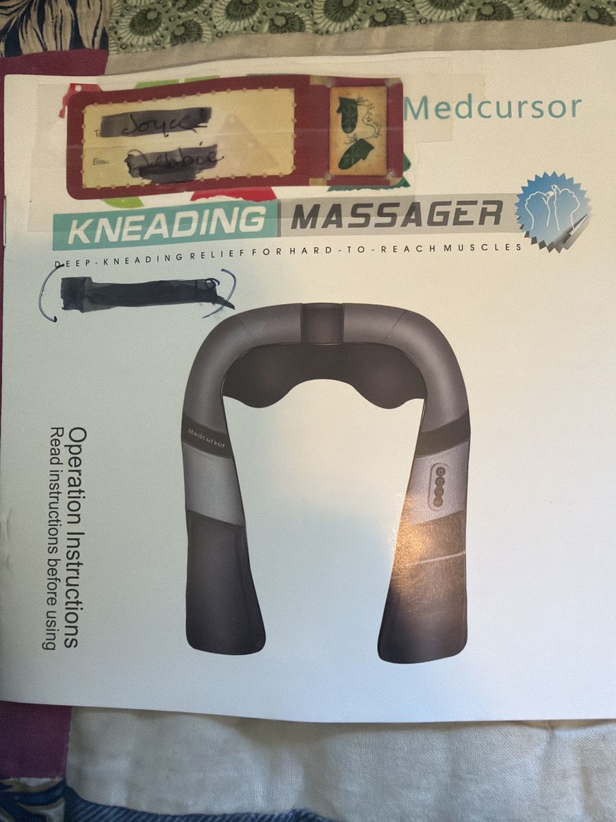 Medcursor Kneading Massager for Deep-Kneading Muscle Relief - Unused, Like New