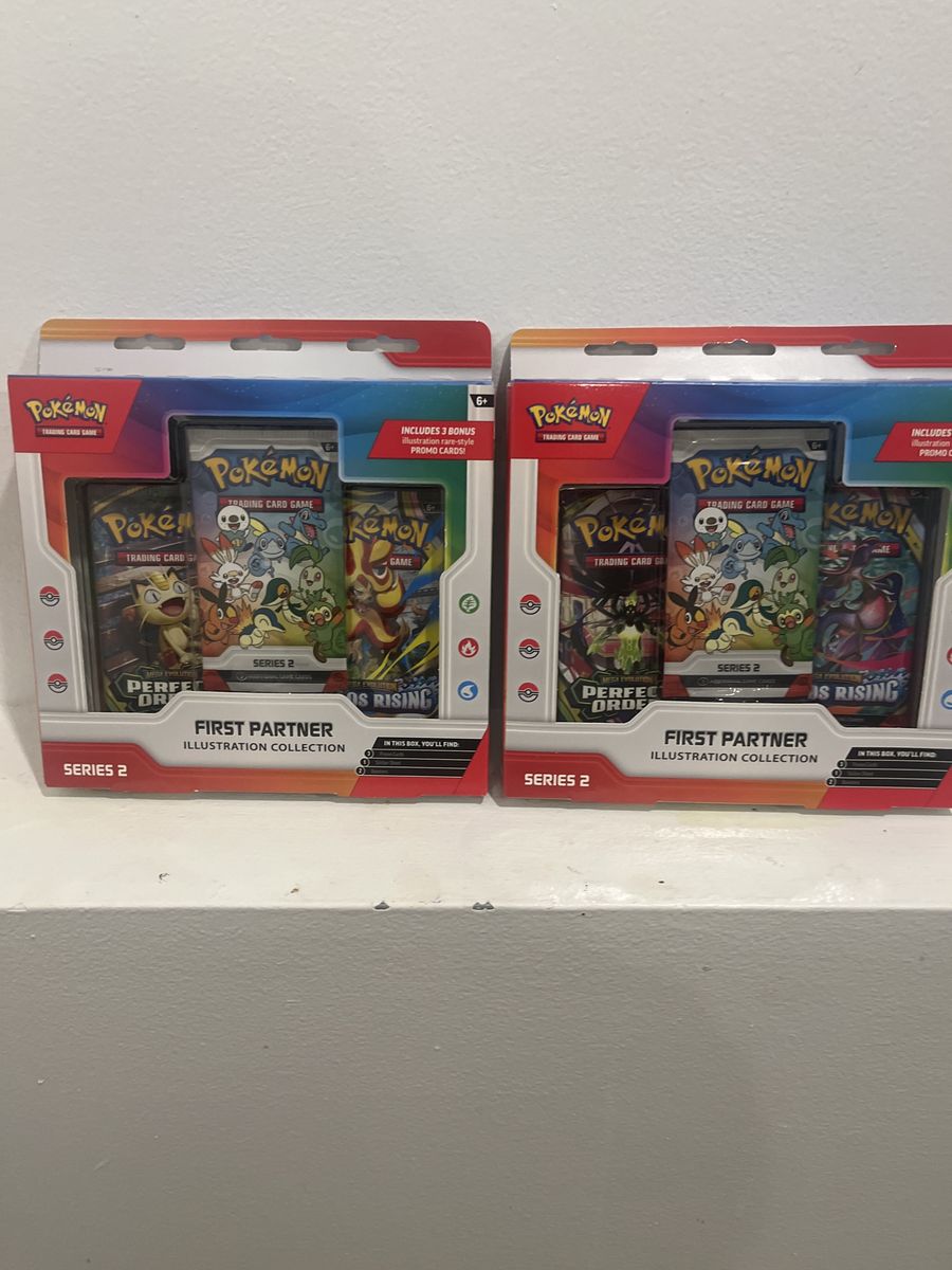 Pokemon TCG First Partner Illustration Collection Series 2 Sealed Boxes - Lot of 2