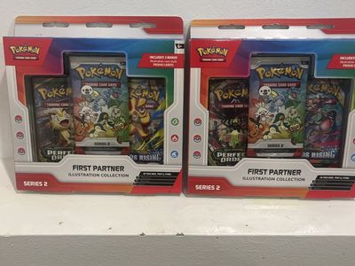 Pokemon TCG First Partner Illustration Collection Series 2 Sealed Boxes - Lot of 2