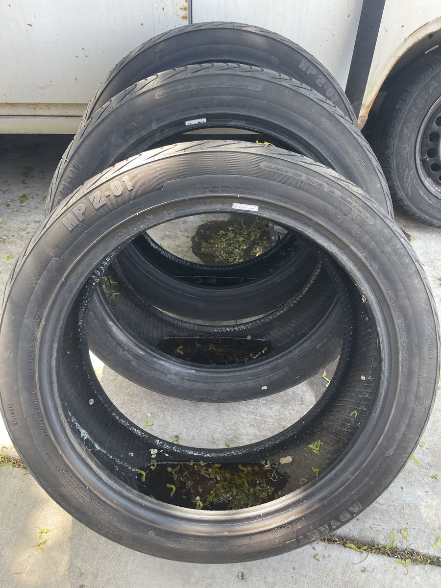Volvo tires, set of three. Barely worn.