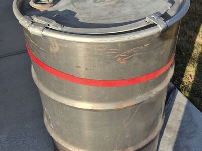 55 Gallon Drum Barrel with lid and locking ring