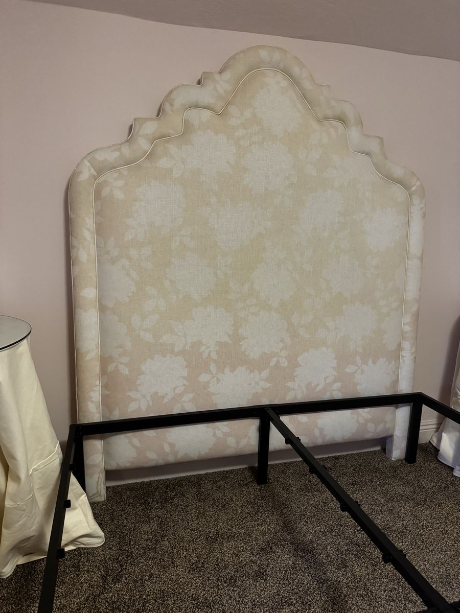 Queen upholstered bed