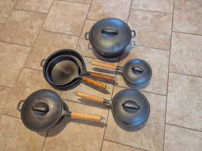 Cast Iron pots and pans