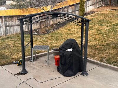 Free Grill Gazebo - You Disassemble It's Yours!