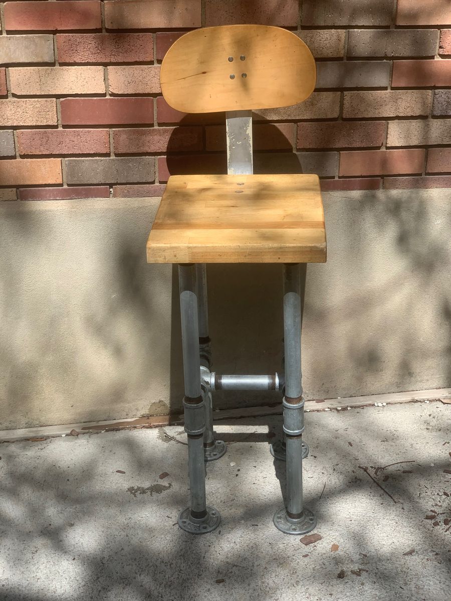 5 Industrial Pipe Chairs - Handmade - $125 OBO