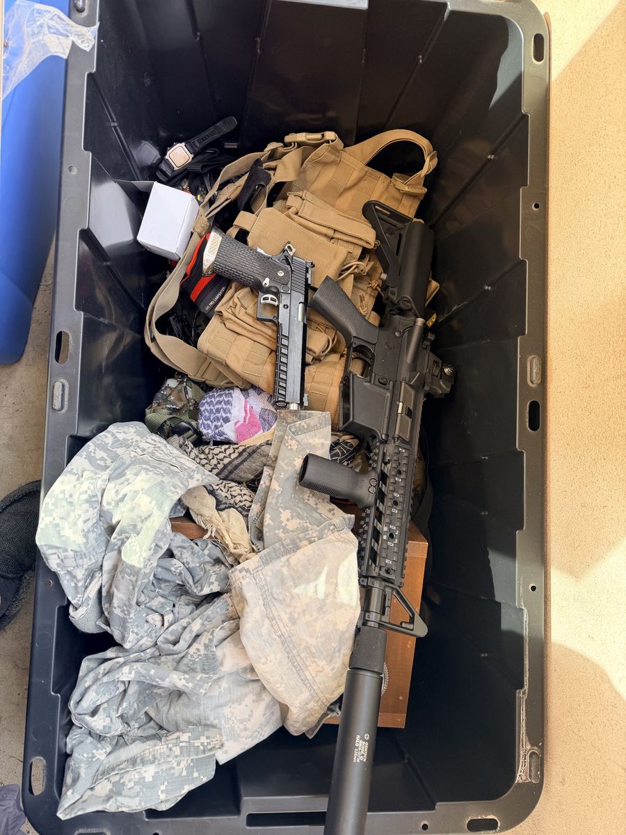 Airsoft Gear Lot – $100 OBO *LOOT BOX*