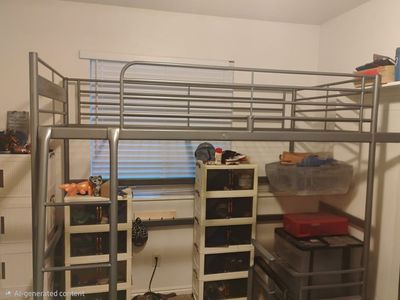Twin loft bed