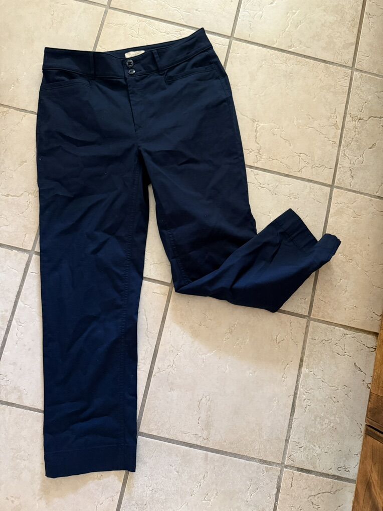 LOFT Navy Blue Pants Size 4