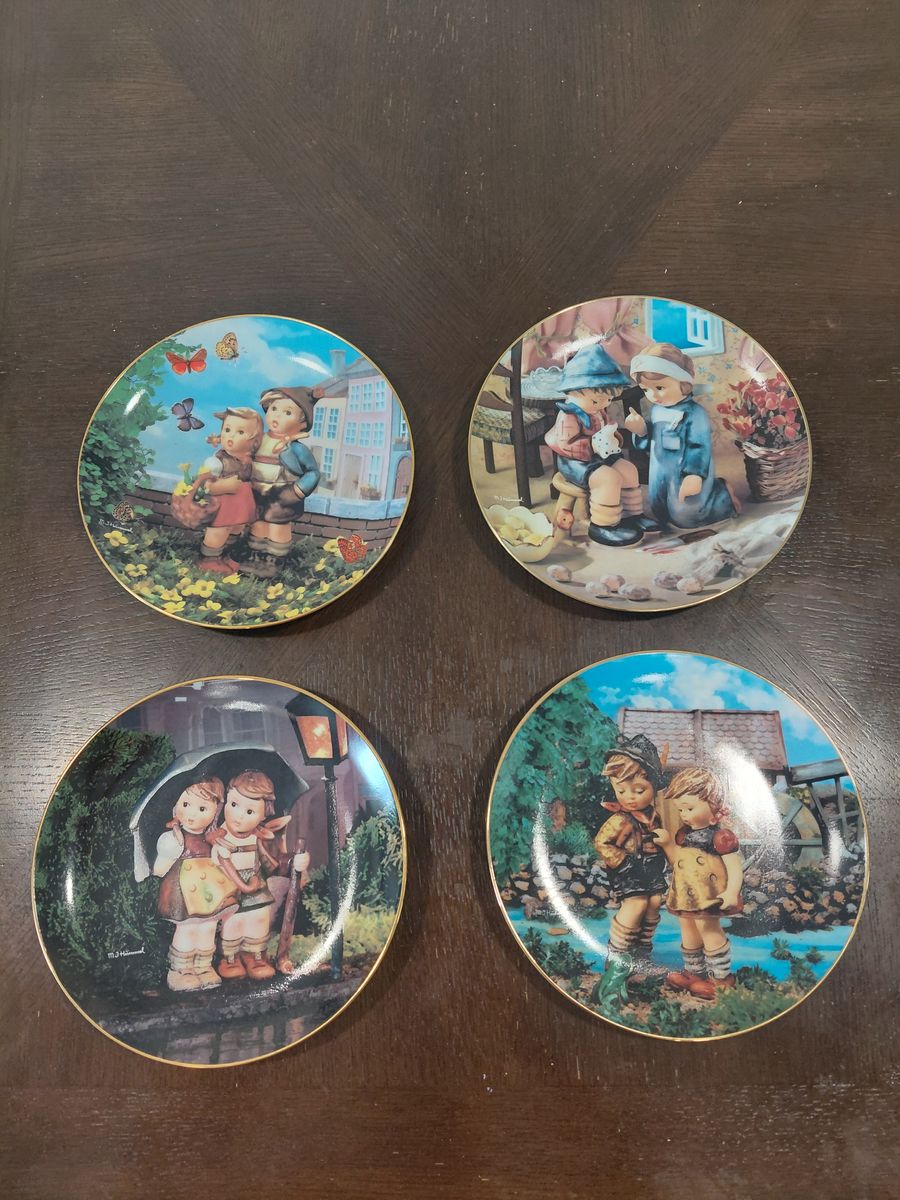 Set of 4 Hummel Plates