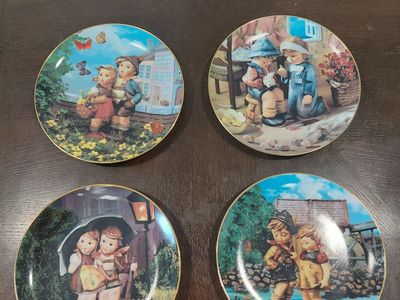 Set of 4 Hummel Plates
