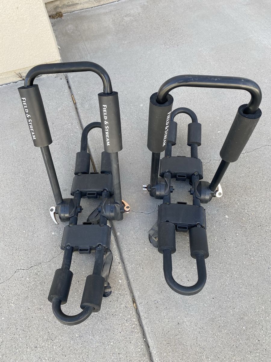 Kayak Roof Rack J-Bars (Pair) - Adjustable & Foldable