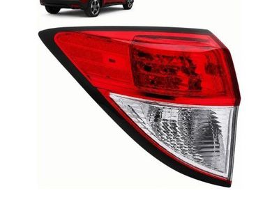 2016-2022 Honda HR-V Left Driver Side Outer Rear LED Tail Light Assembly Clear Red OE-Style 33552T7SA01