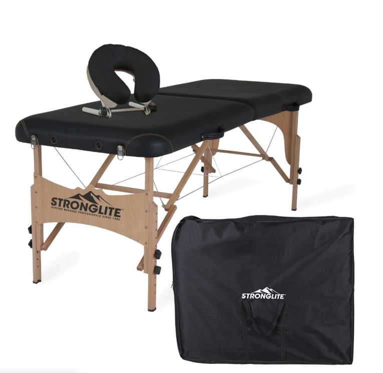 Stronglite Shasta Portable Massage Table Package with Face Cradle and Carry Case