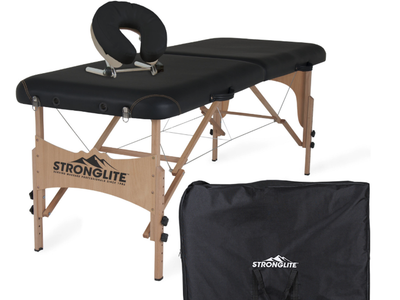Stronglite Shasta Portable Massage Table Package with Face Cradle and Carry Case