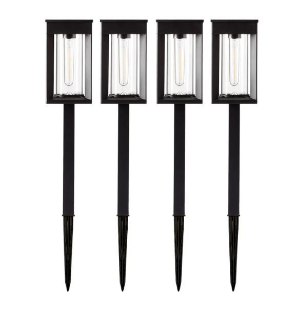 GTX Solar LED Pathway Lights, 4-pack  1937955 #105824