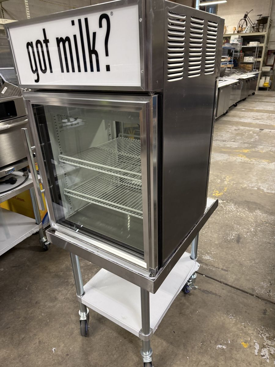 True Counter Top Glass Door Pass -Througe Fridge