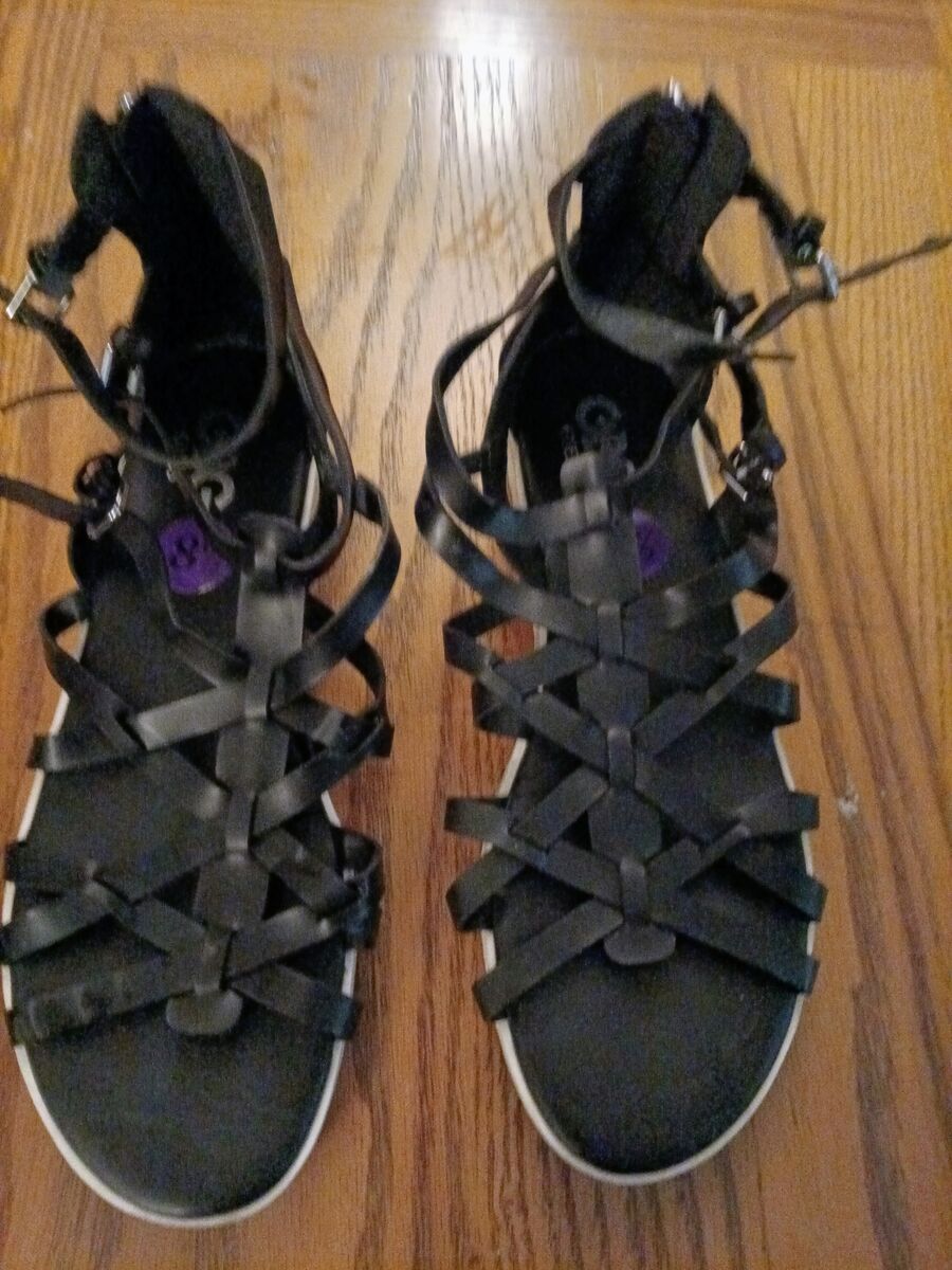 Gladiator Sandals black 8.5