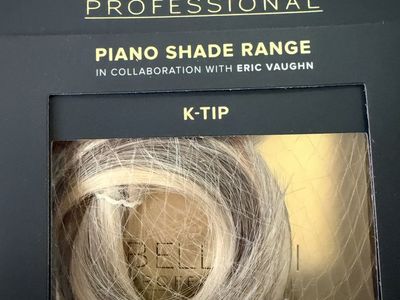 New. Bellami Professional K-Tip Keratin Tip Hair Extensions - Charcoal Latte #60/1CC/80 Eric Vaughn 16” 25 Grams