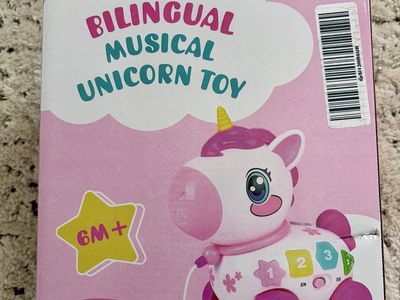 Bilingual Musical Unicorn Toy