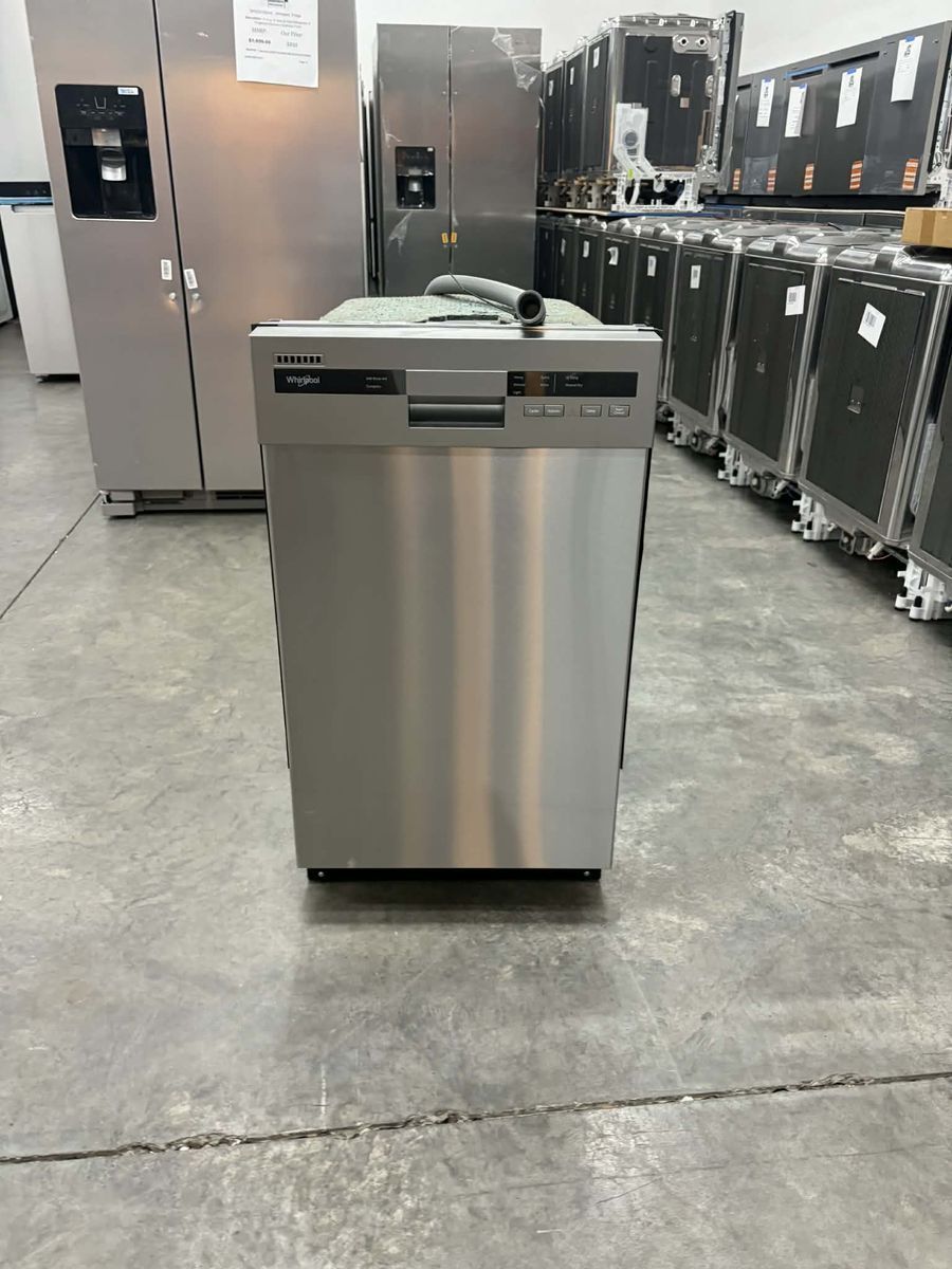 NEW WHIRLPOOL 18 INCH STAINLESS DISHWASHER