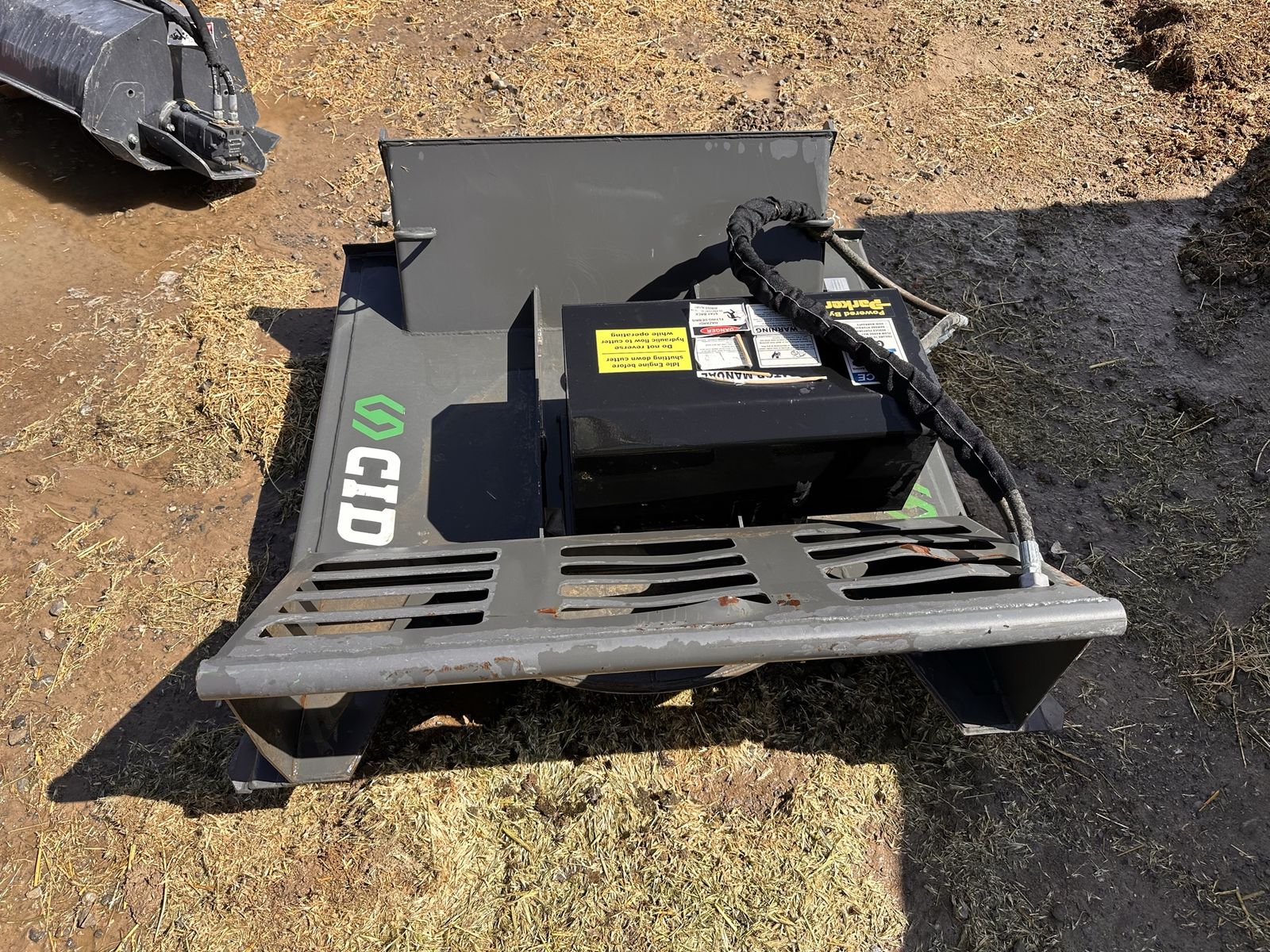 Mower skid steer attachment