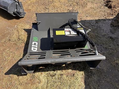 Mower skid steer attachment