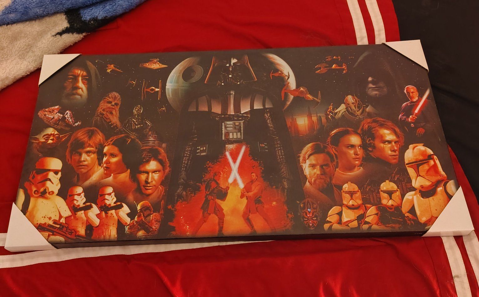Star Wars Saga Canvas Wall Art Print - Skywalker Saga Collage
