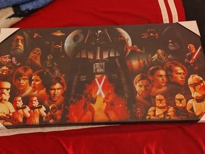 Star Wars Saga Canvas Wall Art Print - Skywalker Saga Collage
