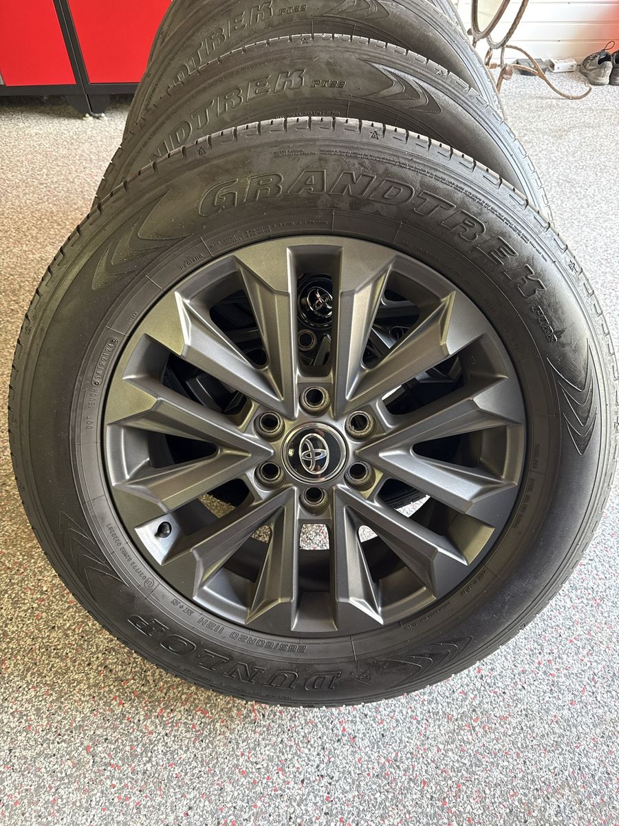 Toyota Wheels off of a 2023 Toyota Sequoia - Set of 4 / they will fit on a lot of different Toyota models.