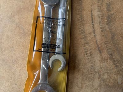 Vintage Superior Refrigeration Flare Nut Wrench Set #1589 (1/4", 3/8", 1/2", 5/8")