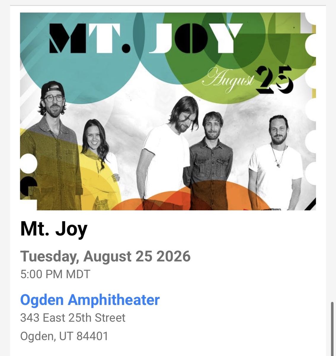 Ogden Twilight MT JOY