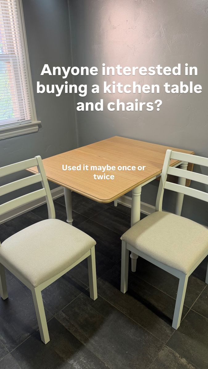 Kitchen table and chairs