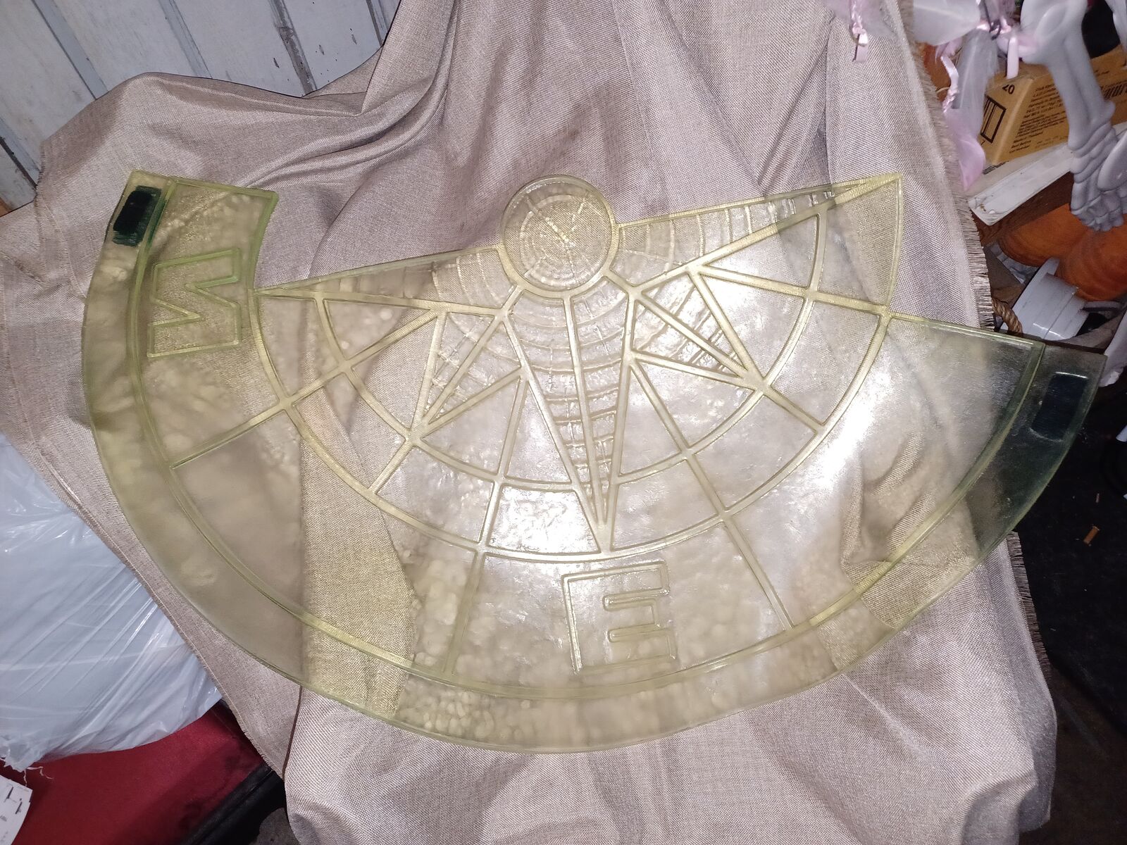 Polyurethane Concrete Stamp - NE Side Compass